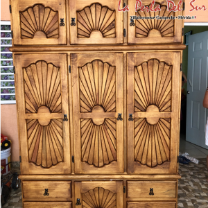 CLOSET MONTABLE, 1.50 M. DE LARGO REFORZADO. "ALBARRAN"  ABANICO