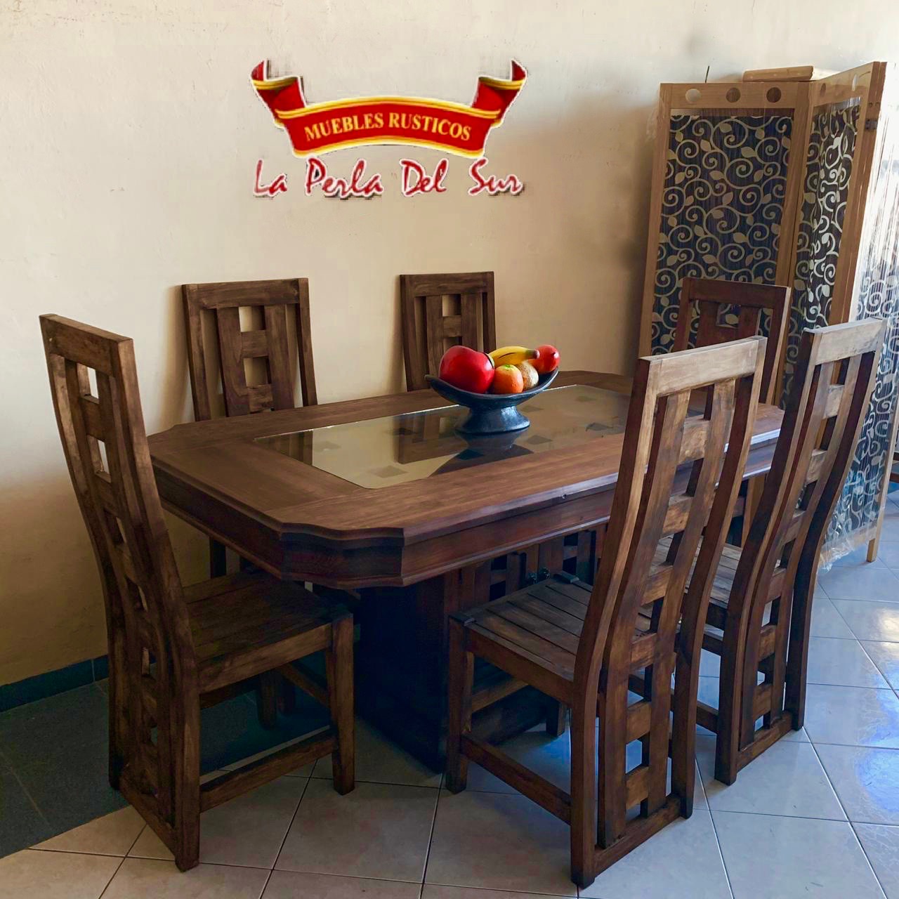 COMEDOR DE 6 SILLAS, MESA DE CUBO “RAMON”,CUADROS. | Mueblería en