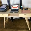 ESCRITORIO ESTILO NORDICO, 2 CAJONES. - Imagen 3