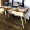 ESCRITORIO ESTILO NORDICO, 2 CAJONES. - Imagen 2