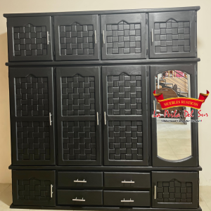 CLOSET BÁSICO 4 PUERTAS PETATILLO CON ESPEJO